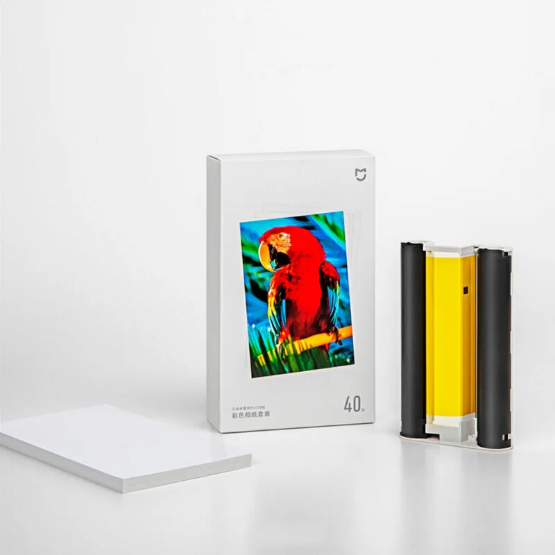  Мобильный фотопринтер Xiaomi цифровой мгновенный карманный мини портативный цветной для смартфона
