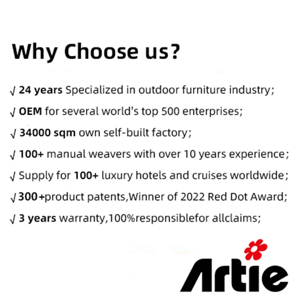 Artie Rattan Furniture Gardening Set Outdoor Sofa Modern Hotel Garden Furniture Sofa Set Luxury Garden Sofa