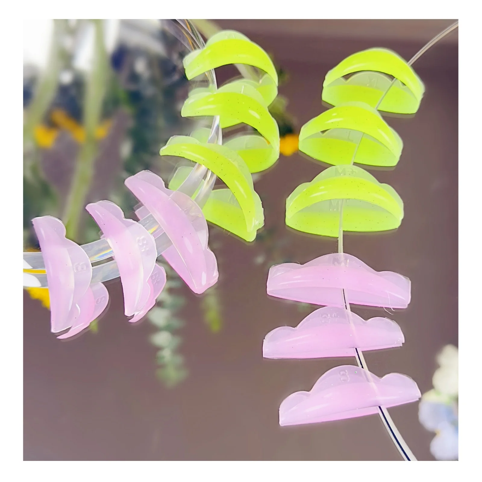 Lash Lift Shield Self-sticky Eyelash Perm Rod No Glue Korean Mix Silicone Pads Elle Extreme Shields Lash Lift Tint Glue Free Rod