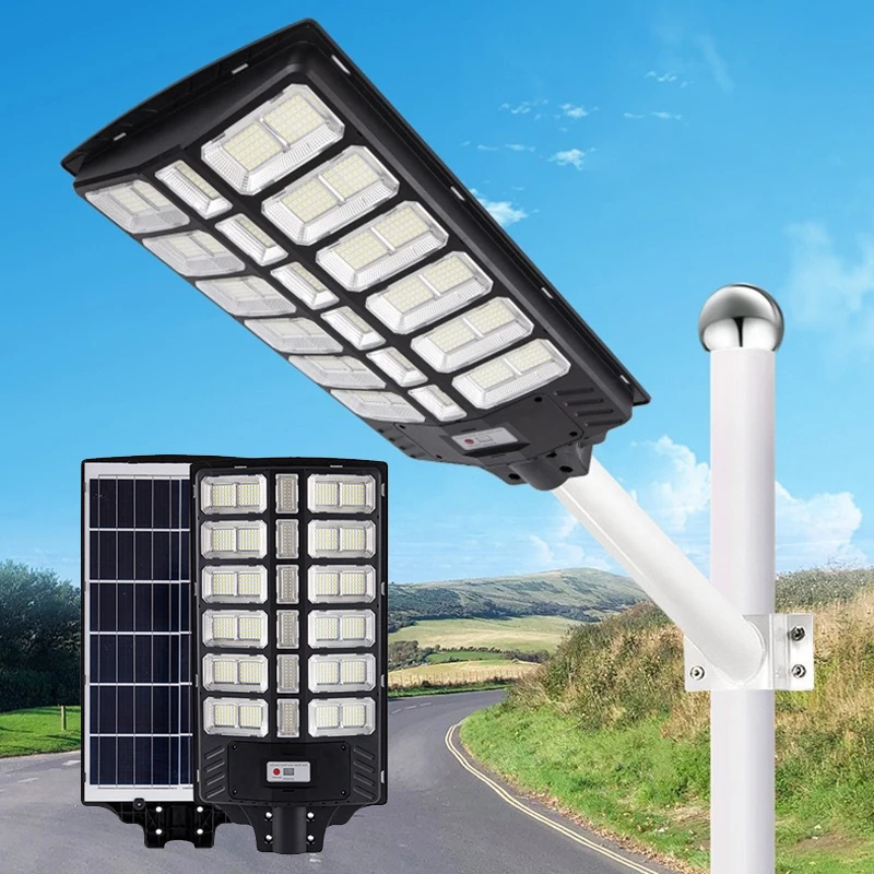60W All in One Ul Listed 800 Watt Motion Sensor Smart Led Camera Solar Street Light