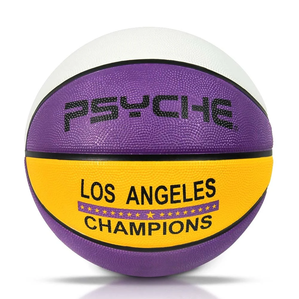 PSYCHE original rubber basketball bal balle de basketball custom outdoor basketball ball