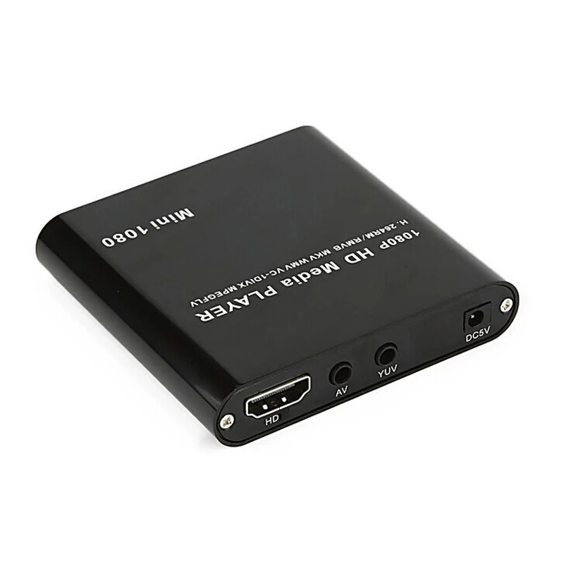 Медиаплеер Full HD 1080P мультимедийный видеоплеер SD MMC карты USB пульт дистанционного управления