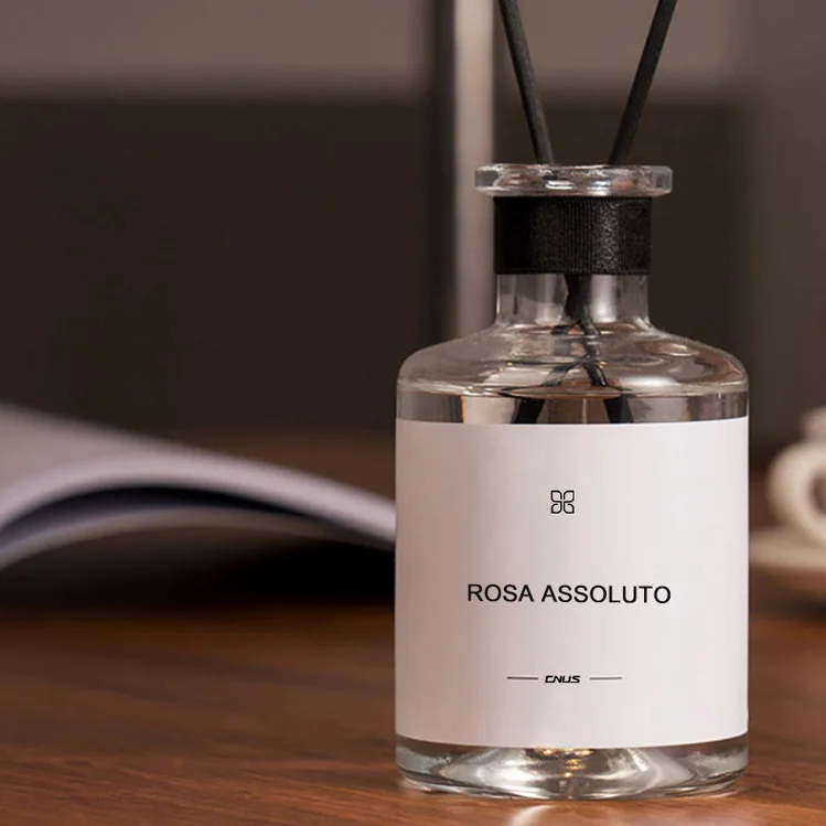 CNUS 180ml Scent Air Fresh Reed Diffuser Pure Wsterless Essential Oil Machine Flavors Reed Diffuser