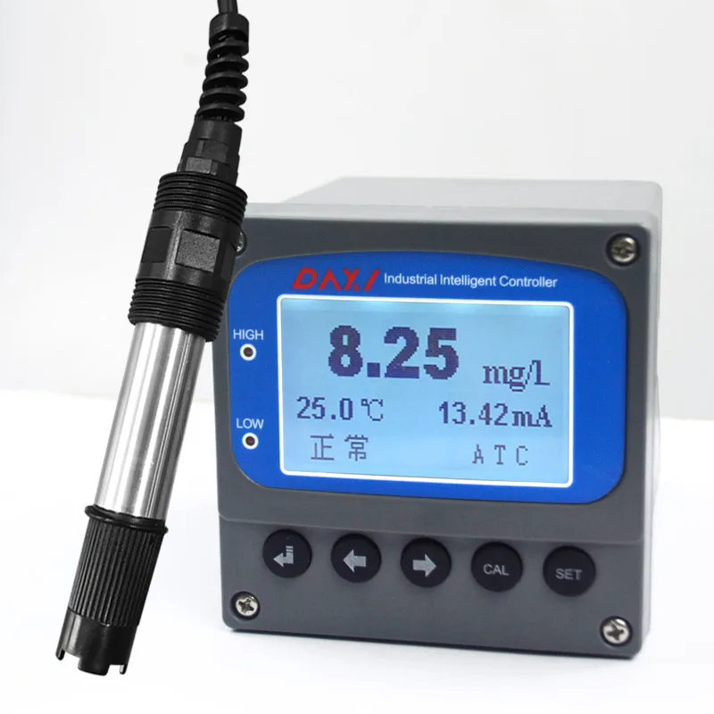 Digital online полярографический membrane dissolved oxygen ppm measuring electrode