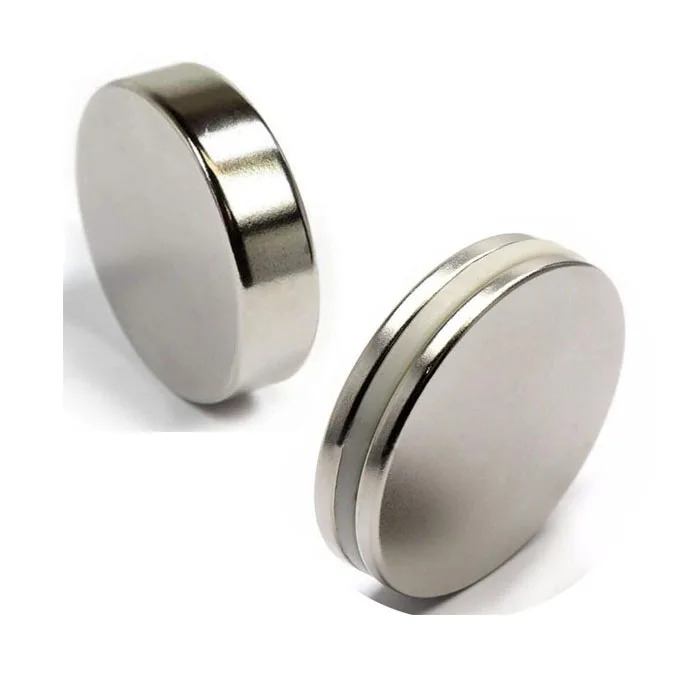 Magnetic Material Low Weight Loss Nickel Plated Disc Neodymium Magnets
