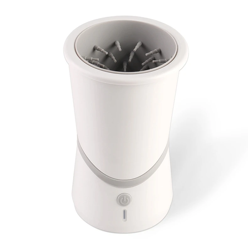 Automatic PET foot washer Cleaner device for Small and Medium Dog Paw , Pet Foot washer Cup with Silicone brush