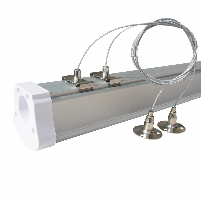 Factory Direct Supply  High Lumens Linear Style  IP65 Led Tri Proof Tube Light Housing