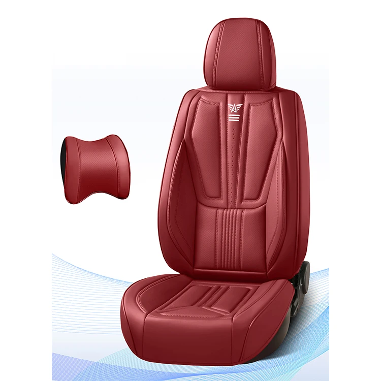 Marcan Hot Sale 2024 Leather waterproof Universal Car cushion Four Seasons Fashion Design Custom Car Seat Cover Full Five Seats