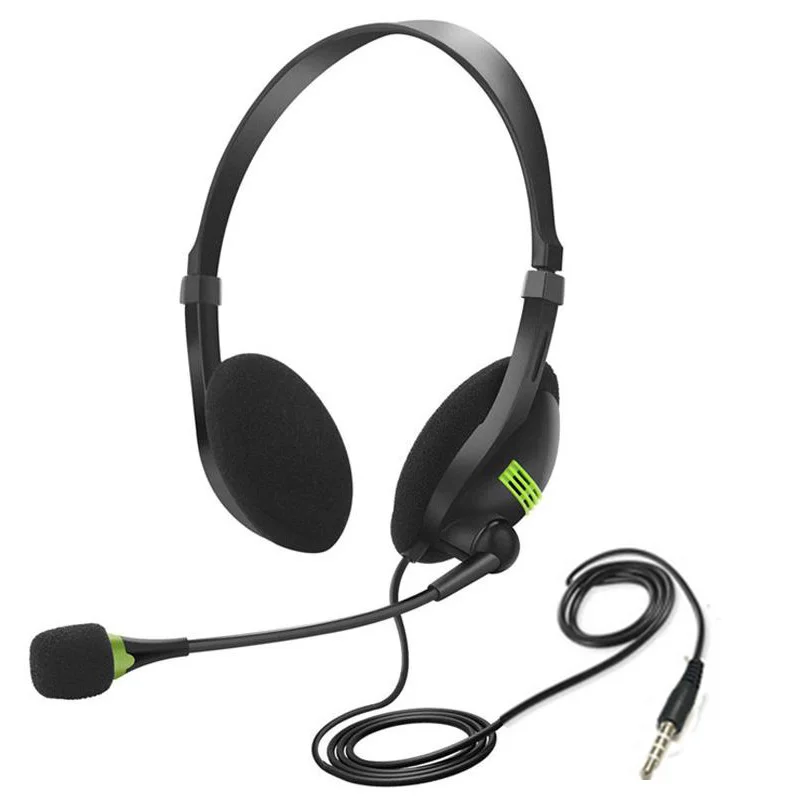 2023 Computer Headset With Rotatable Microphone For Pc 3.5mm Business Headphones