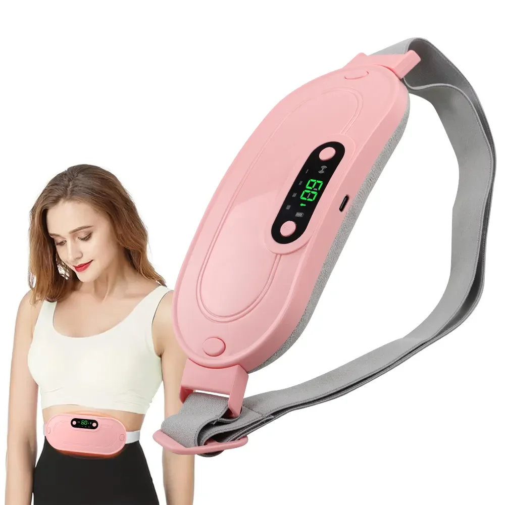 Women Menstrual Heating Pad Period Pain Relief Device Heat Massage Period Cramp Massage Belt