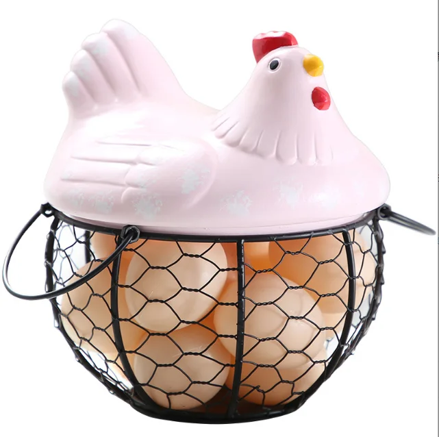 Unique Designer Wire Basket Egg Wire Basket For Home Hotel Restaurant Table Top Iron Made Wire Egg Basket