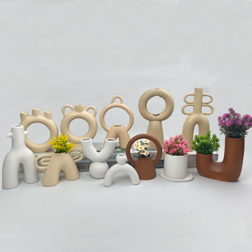 Best Selling Wholesale Vases Custom Design Manufacturers Flower Ceramic Vase For Home Decor