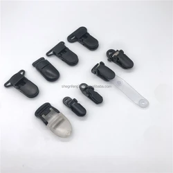 Factory wholesale anti-drop baby pacifier accessories with duckbill clip crocodile clip