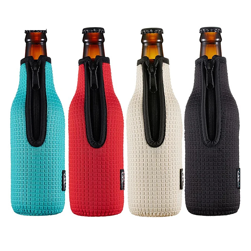 New Fashion Promotional Sublimation Printed Custom Neoprene Can Cooler Drink Beer Bottle Sleeve Stubby Holder