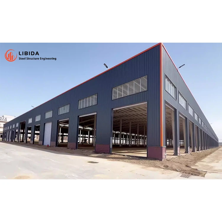 Economical steel frame construction industrial steel structure metal building workshop factory prefabricated steel warehouse