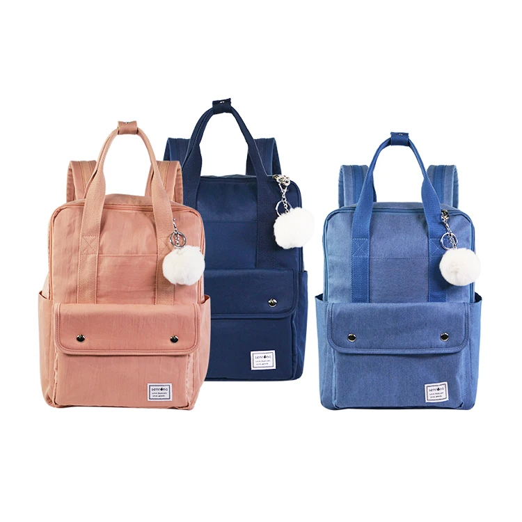 Vintage College Student School Bag Travel Laptop Backpack for Women Rucksack Mochila Fit 14 Inch Laptop