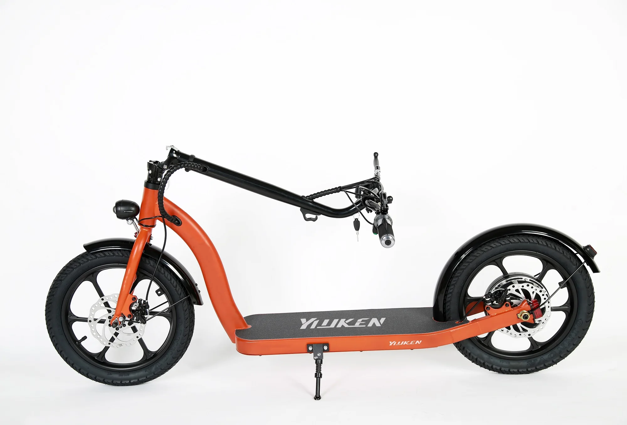 2023 Yiyken electric scooter adults 16 inch folding electro scooter 500w Steel frame Two Wheels off-road motorcycles