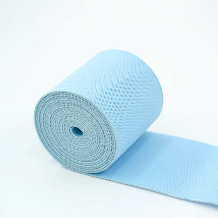 Manufacturer Wholesale Colorful Webbing Sewing Polyester Spandex Elastic Bed Sheet Organizer Band