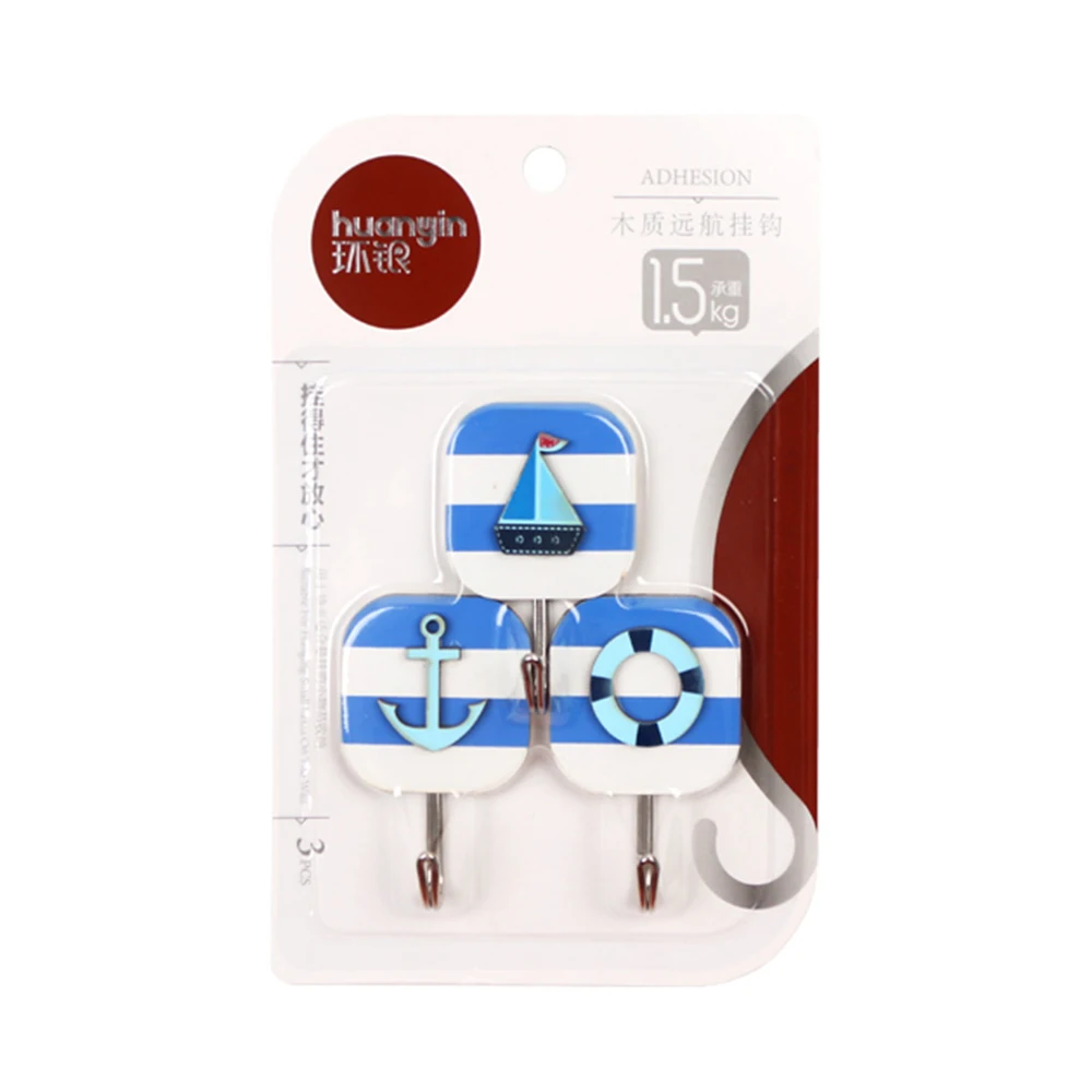 Cool decorative custom canada coastal blue boys beach wooden coat hooks