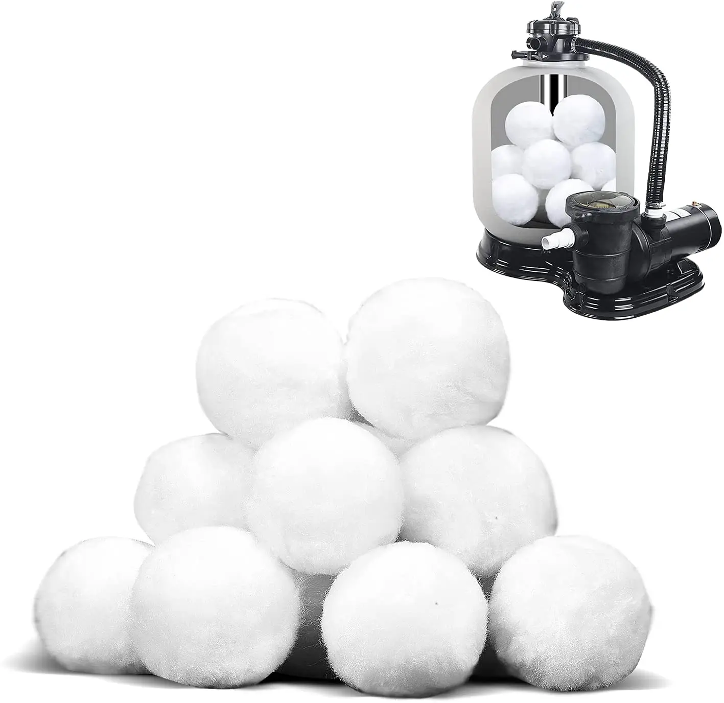 BONNY Ball Pool Cleaning Machine Fiber Pool Cleaning Ball For Water Treatment Swimming Pool Filter Pump