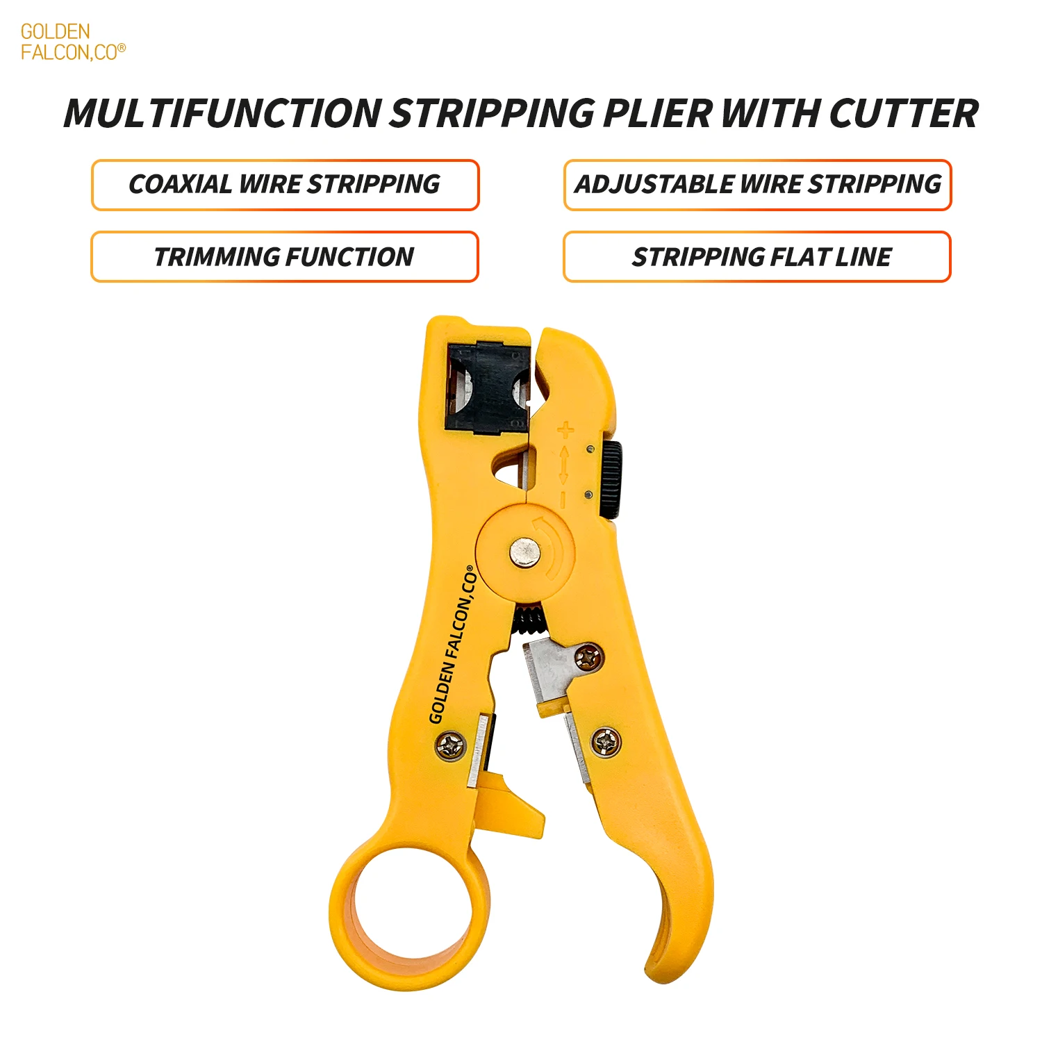 multi-function adjustable stripping Plier cat5 cat6 wire stripper RG59 RG6 RG11 RG7 coaxial cable stripping