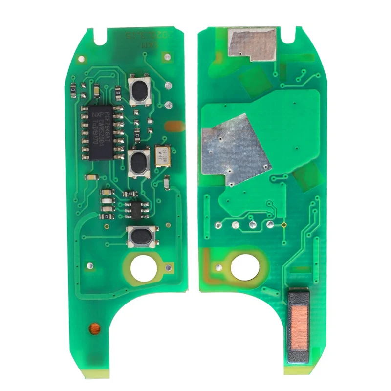 For Fiat2012-2018 500 RAM (Delphi BCM) 3-Button ASK 433MHz Folding Remote Key/PCF7946A/HITAG 2/46 CHIP/FCC ID: LTQF12AM433TX