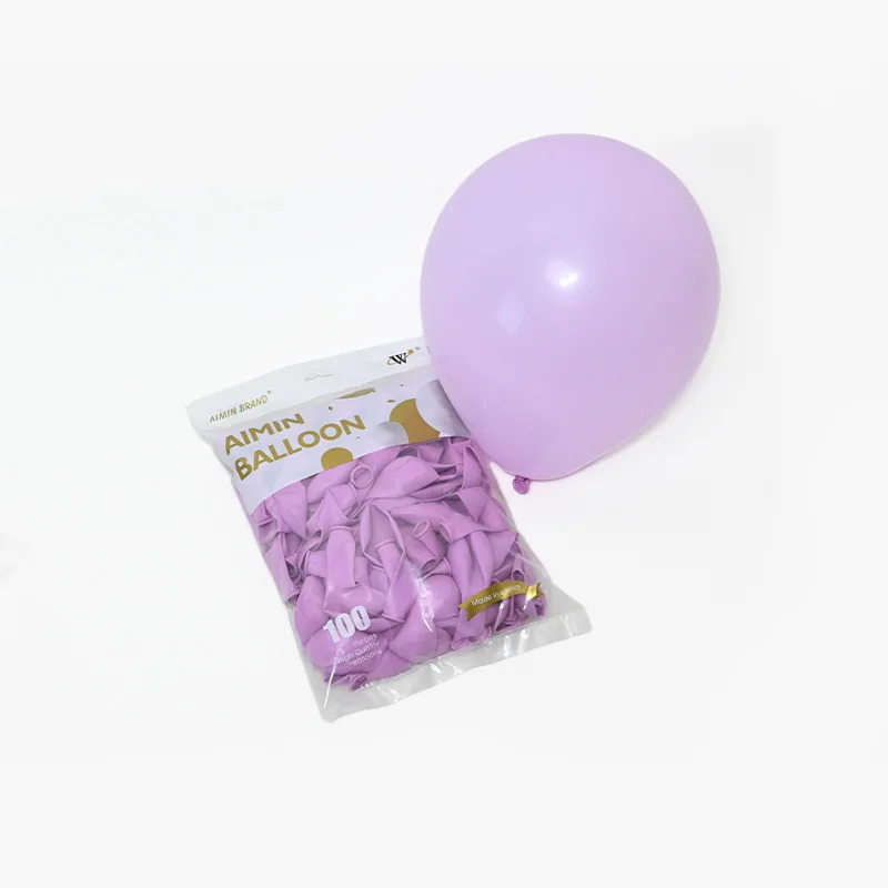 12 Inch 2.8g 100 pcs Macaron Color Balloon Wholesale Wedding Decoration Birthday Party Balloon Advertising Printing Balloon