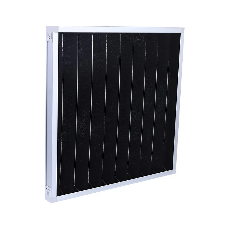 Industrial G4 Primary Air Filter Keel Frame Activated Carbon Panel Dust Filter for Construction and Manufacturing Industries
