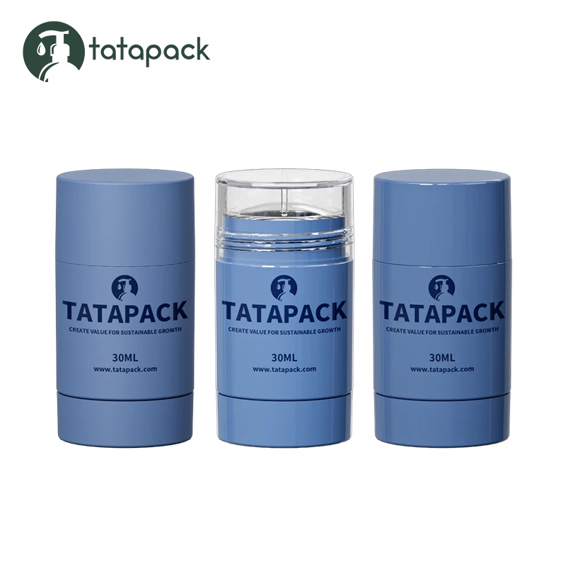 1.01oz 30g stick deodorant empty solid perfume 30ml face cleansing stick for skin care package and shave pillow