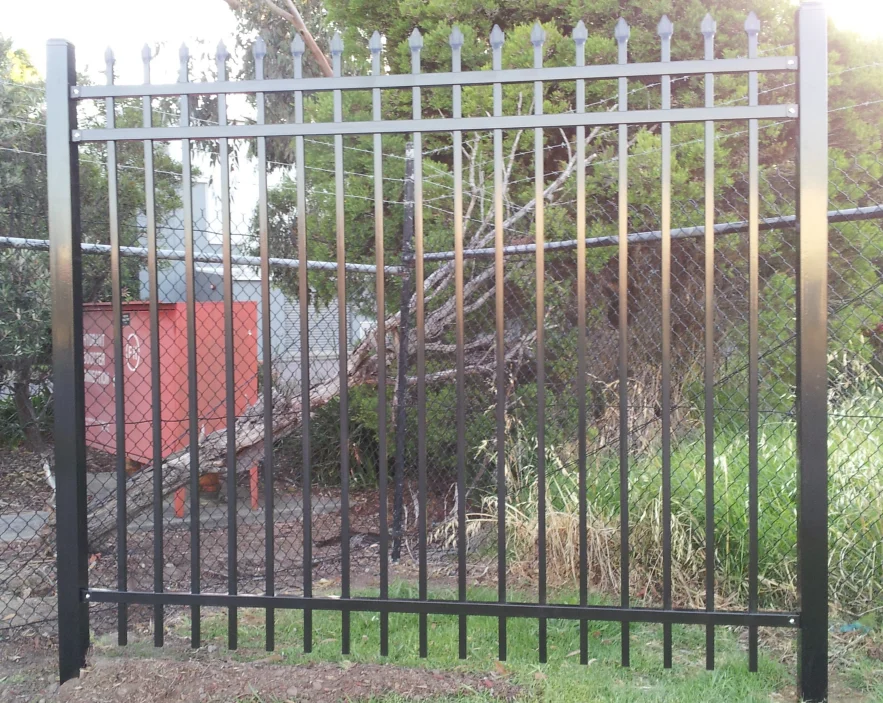Factory Price  Wrought Iron Garden Fence Ornamental  Iron Fence Steel Fence