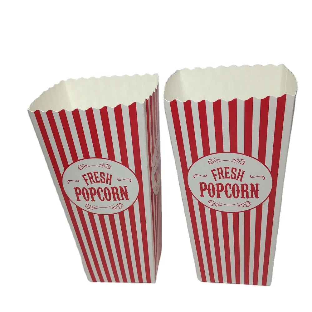 Factory price popcorn box custom printed popcorn craft paper box
