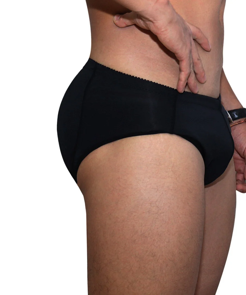 Подтягивающее ягодицы для мужчин нижнее белье похудения Body Shaper большие бедра проложенные сиденья трусики