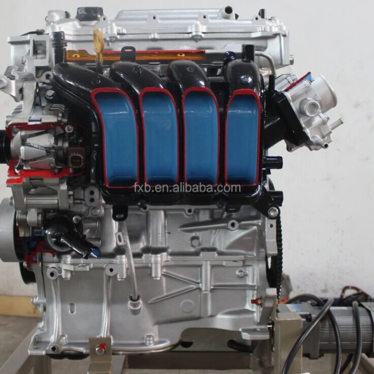 Inline Four-cylinder Petrol / Gasoline Engine Cutaway Model Lab Training Equipment