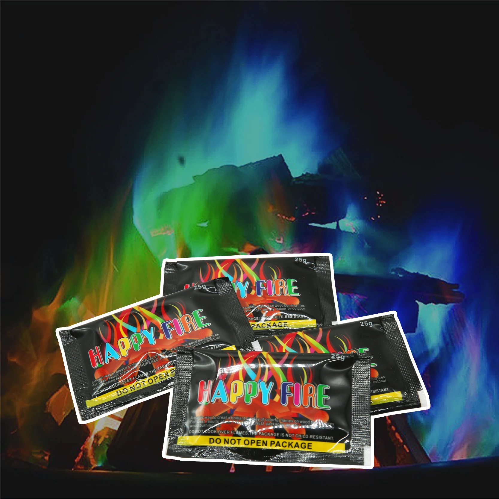 Artificial Mystical Fire Flame Colorant Vibrant Long-lasting Pulsating Color