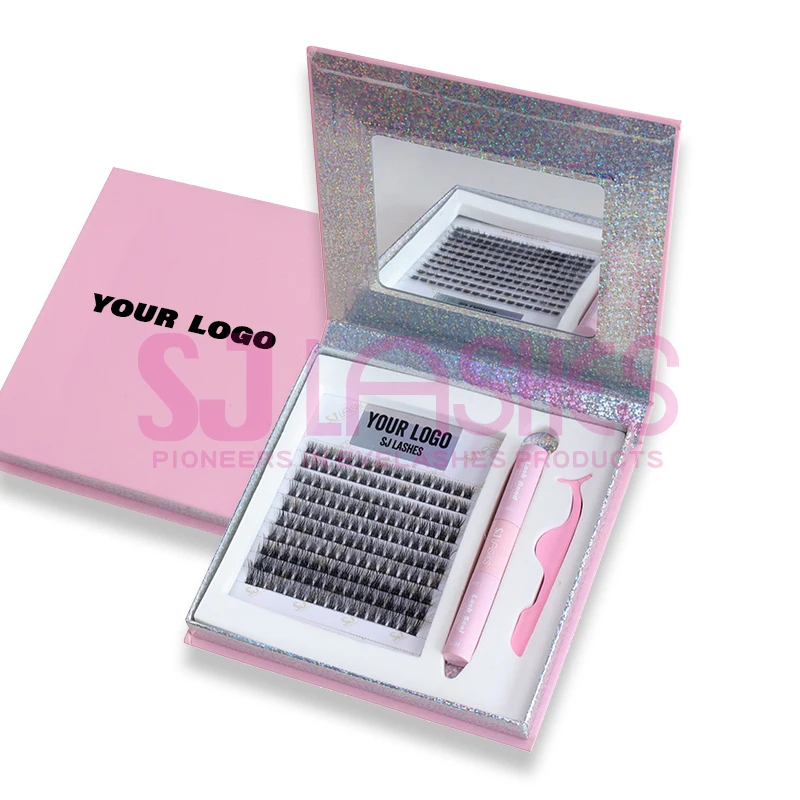 Professional individual flare lashes DIY Lash Kit Wholesale price and free OEM design