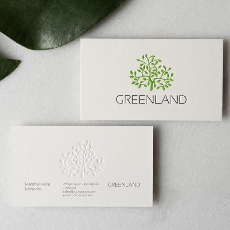 High-End And Exquisite Customized Personality Free Design Printing Business Card With Your Own Logo