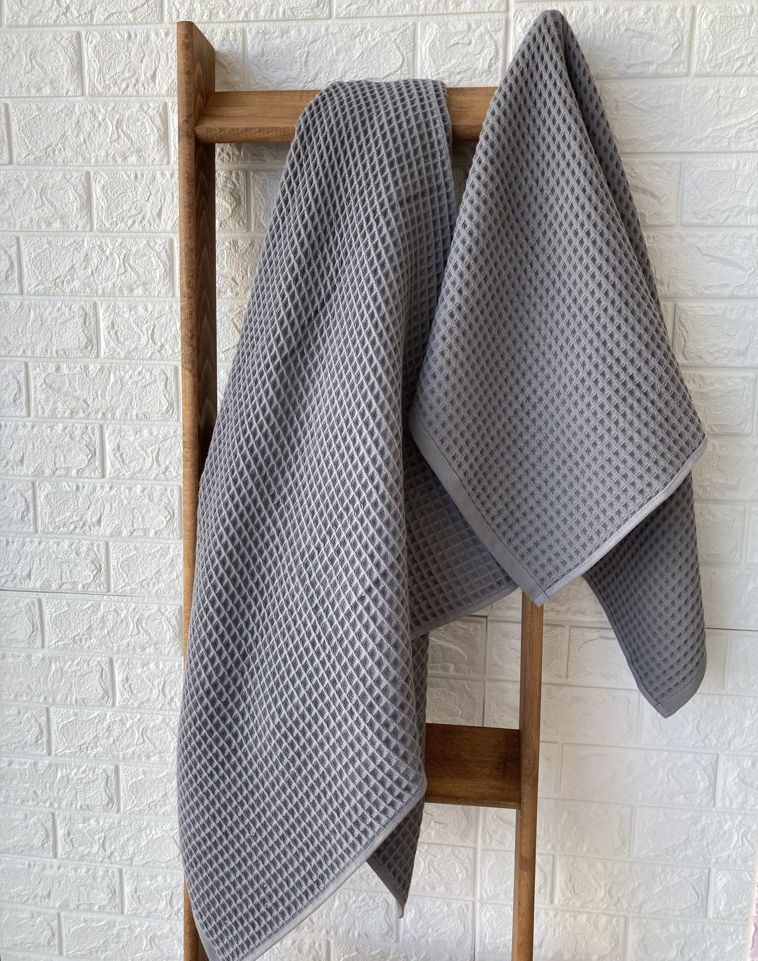 High Quality Luxury Waffle Design Bath Towels Sets , Terry Towels , Hand  , Kitchen Towels