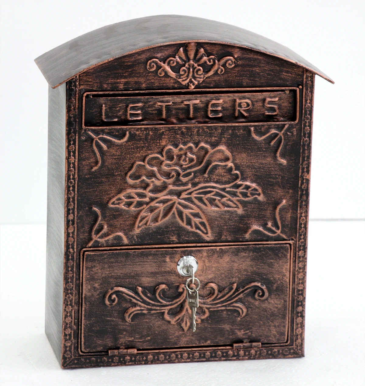 Metal Hanging Vintage Style Post Box Metal Post Mailbox