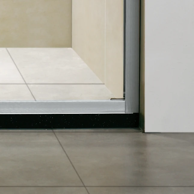 Cheaper price aluminum frame double sliding shower door