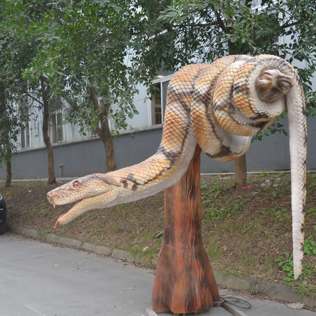 Zoological Park Animatronic Animal Realistic Snake Robot