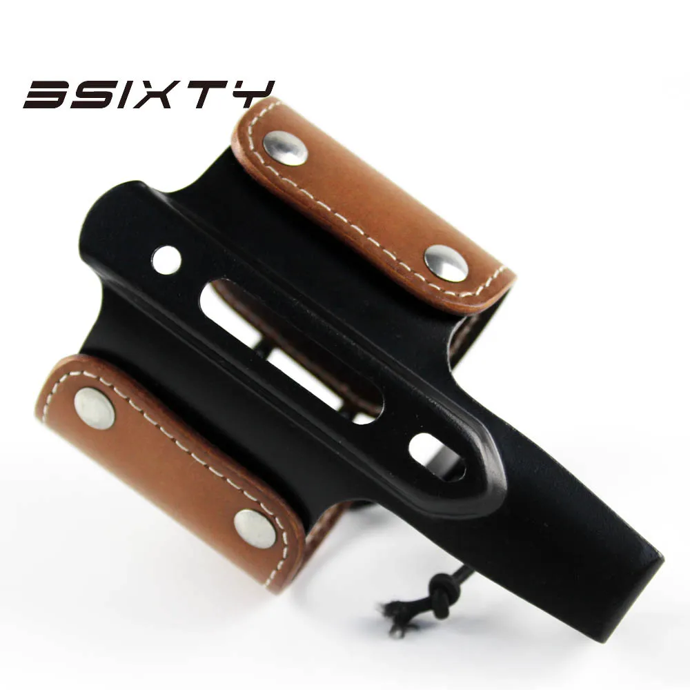  Genuine Leather Water Holder Bottle Cages for Road Bicycle & Brompton