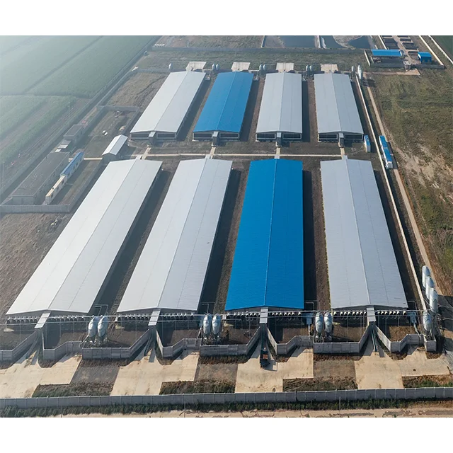 Prefabricated Light Steel Metal Structure Barn Shed Buildings Warehouse Workshop Factory Poultry House Shed Office Building