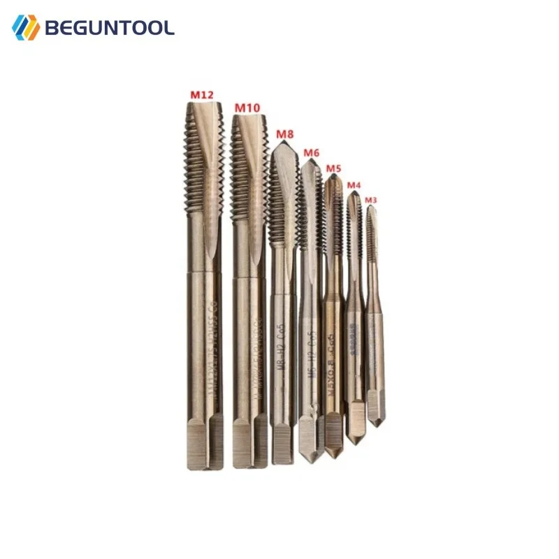 Spiral Pointed Tap HSS-E HSS-Co Spiral Straight Flute Machine Tap M35 M2-M16 High Performance Spiral Point Tap