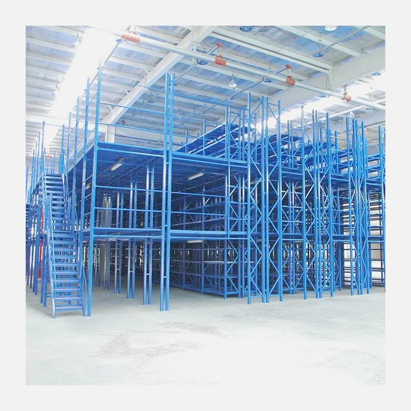 Factory Wholesale Portable Steel Platform Easily Installed 2 Layer Mezzanine Floor Racking System
