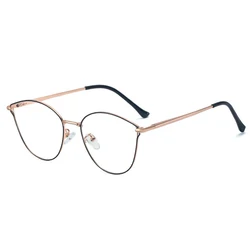 Vintage Big Cateye Optical Eyewear Female Eyeglasses Frame, Anti Blue Light Blocking Protect Computer Glasses