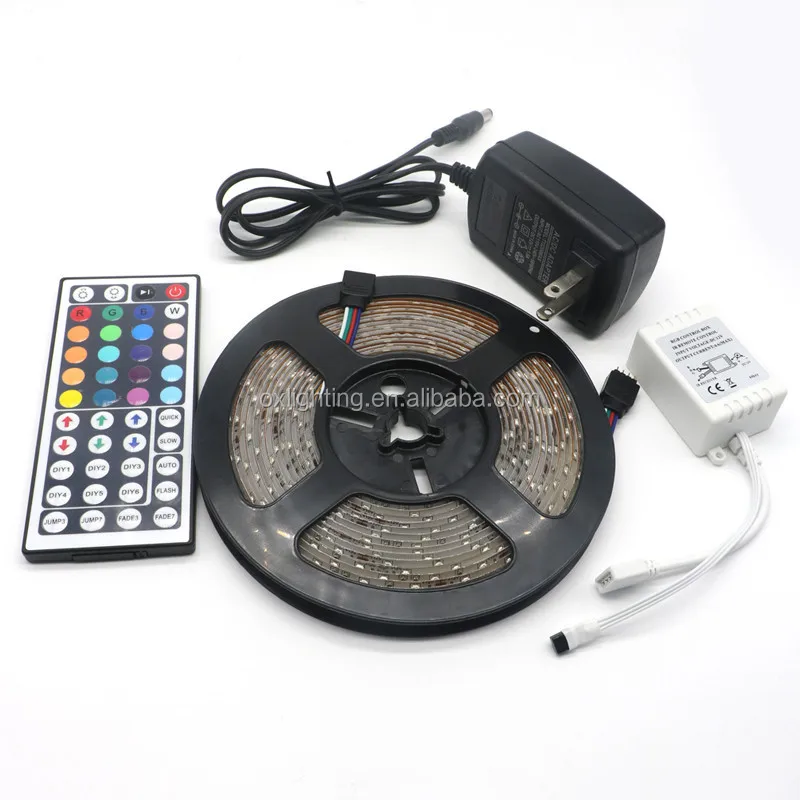 RGB Led Strip Roll DC12V 3528 IP65 5M 10m Magic Flexible Dimmable Multicolor RGB LED Strip Lights Tira Cinta Luces Luz