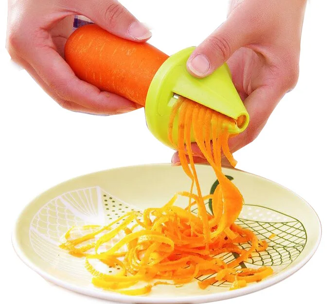 Kitchen multi-functional creative mini plastic rotary cutting grater