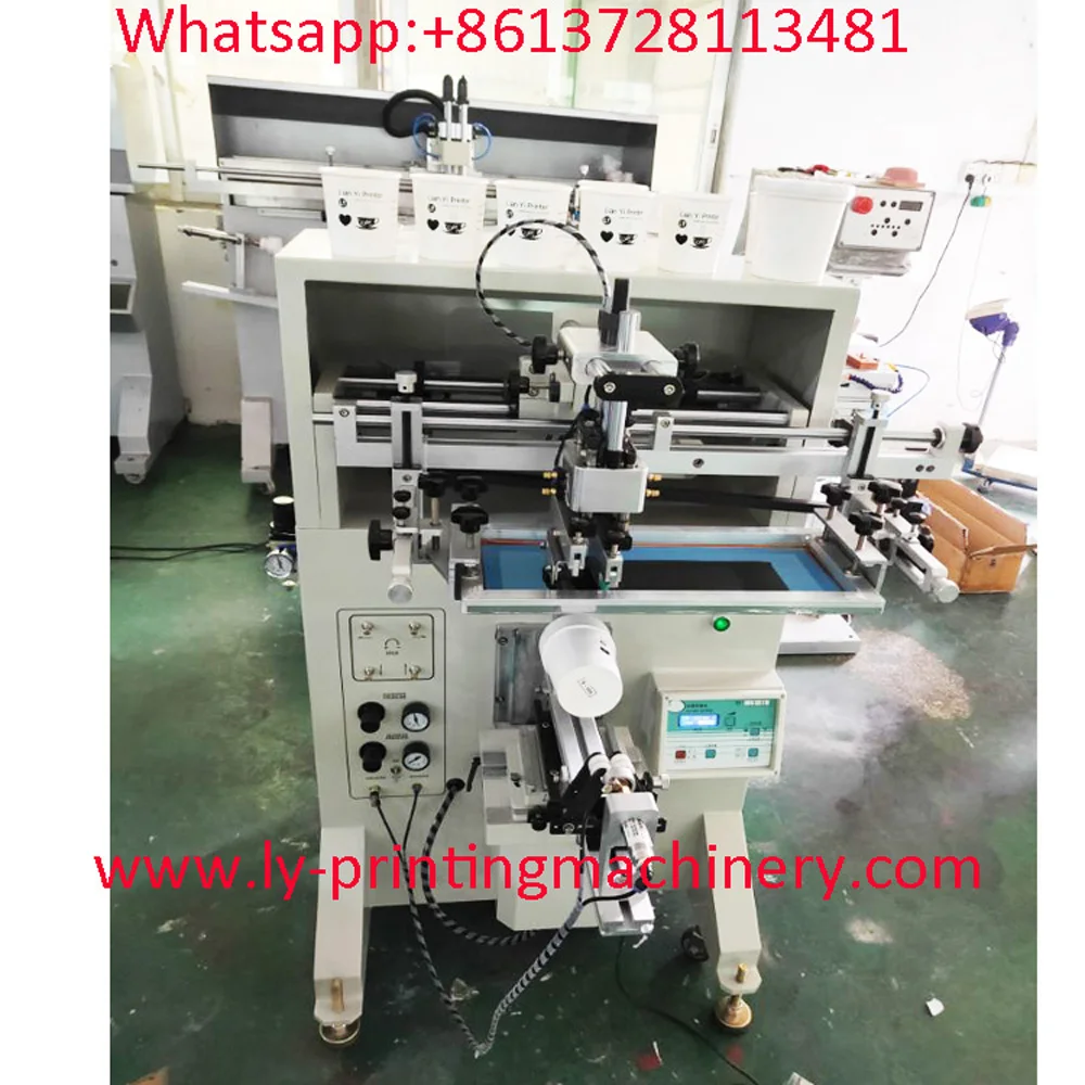 Oil filter pattern screen printer car oil filter logo printing machine