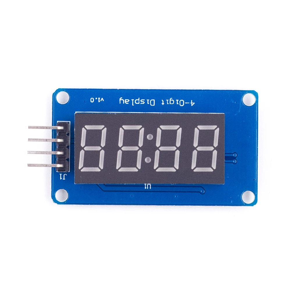 TM1637 LED Display Module 7 Segment 4 Bits 0.36Inch Clock RED Anode Digital Tube Serial Driver Board
