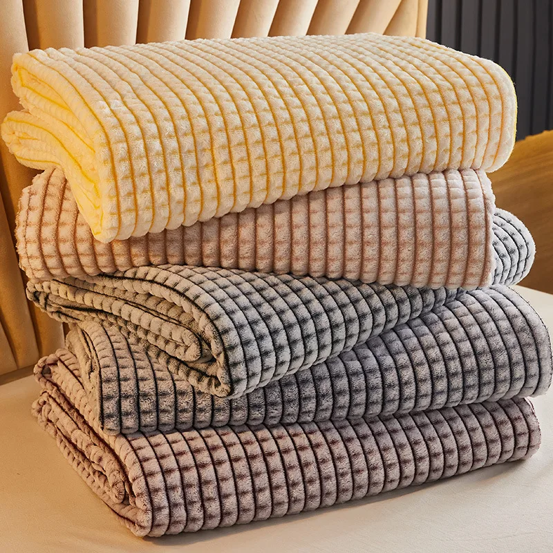 Квадратное теплое одеяло Ataya из микрофибры, дешевое однотонное Фланелевое Флисовое одеяло для гостиной, оптом